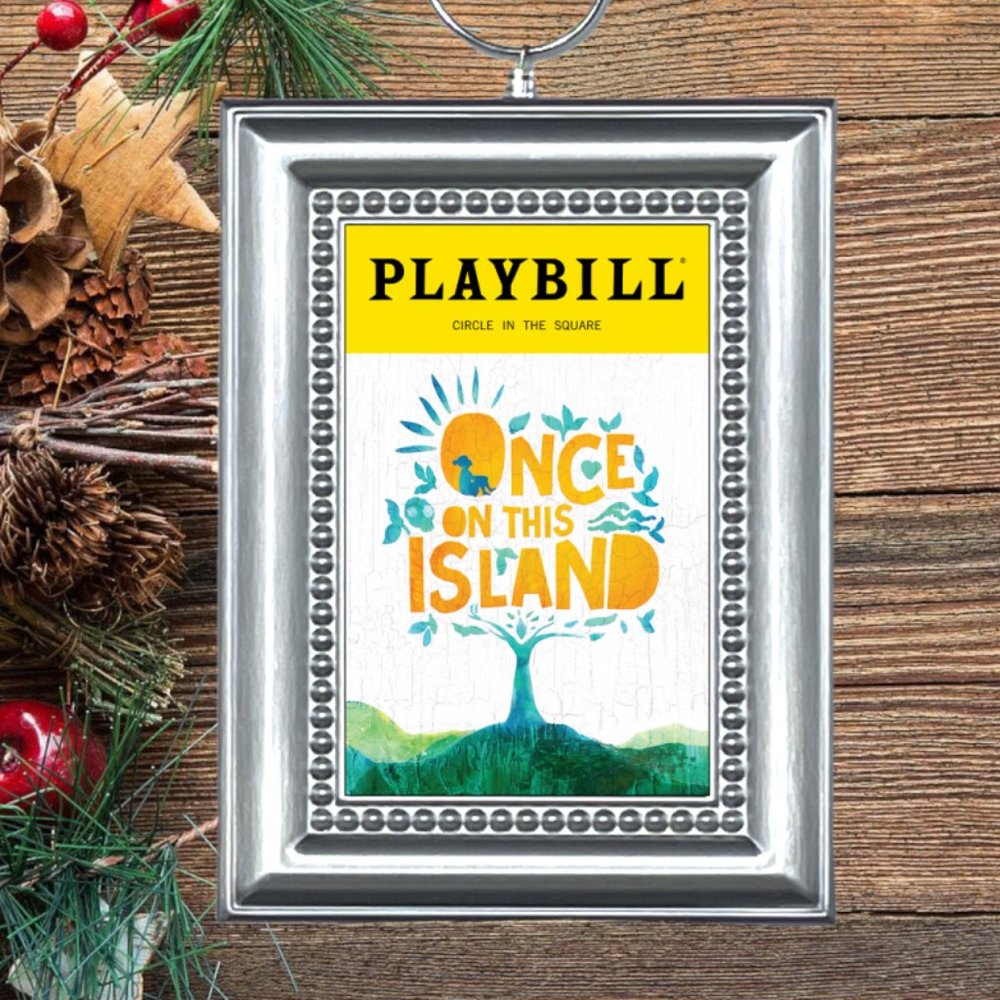 Once On‎ This Island Broadway Musical Playbill Christmas Tree Ornament